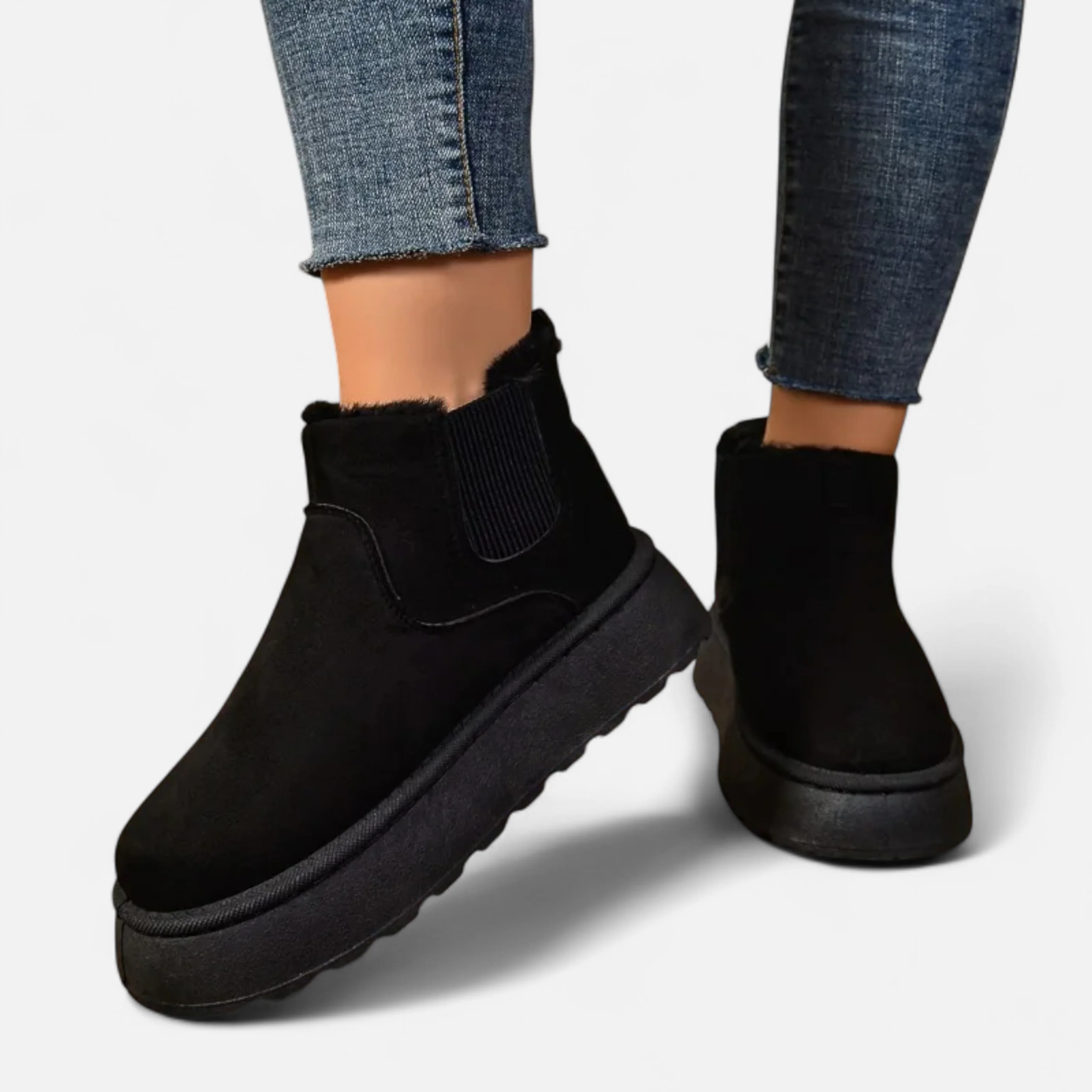 Grenval™ | Women’s Short Plush Platform Ankle Boots