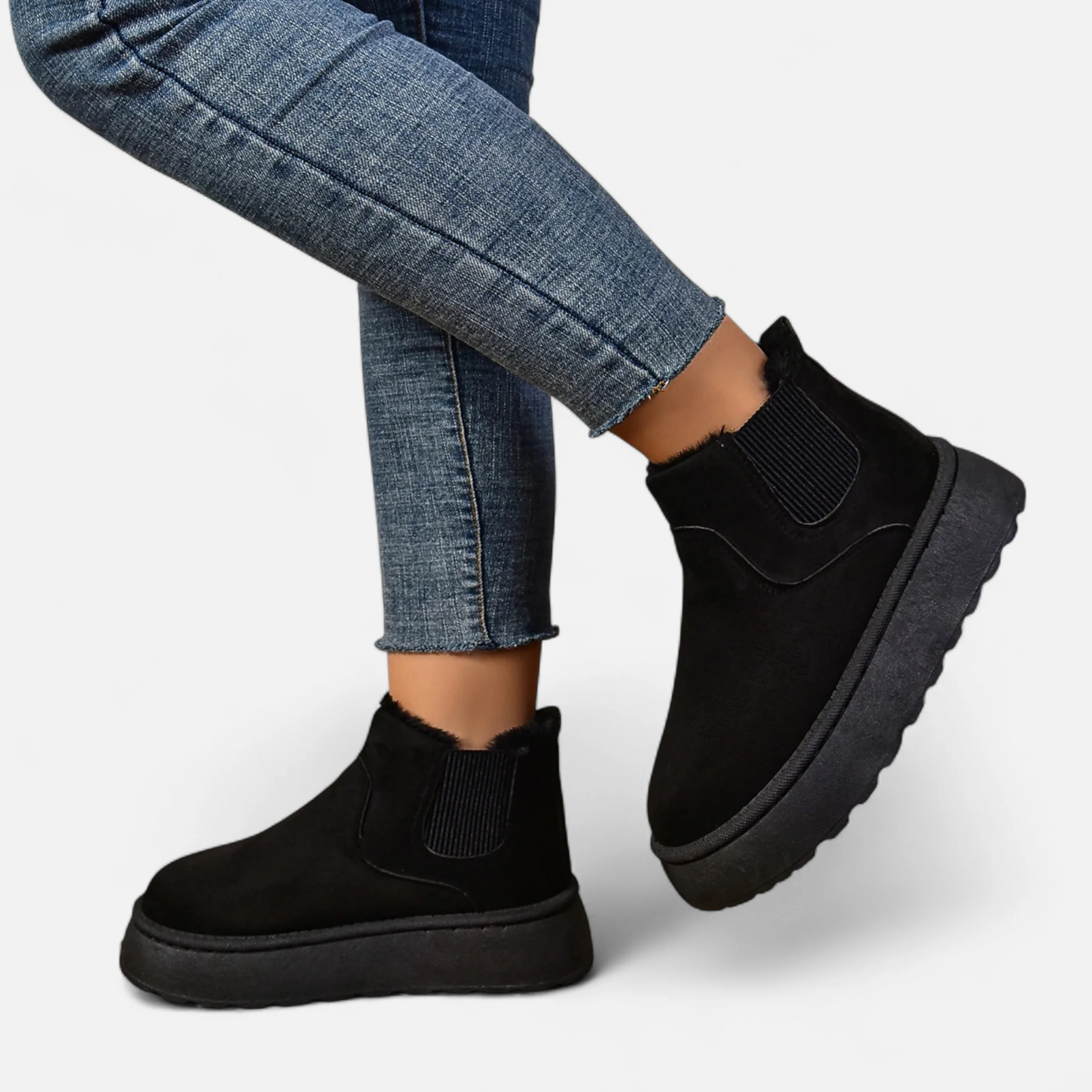 Grenval™ | Women’s Short Plush Platform Ankle Boots