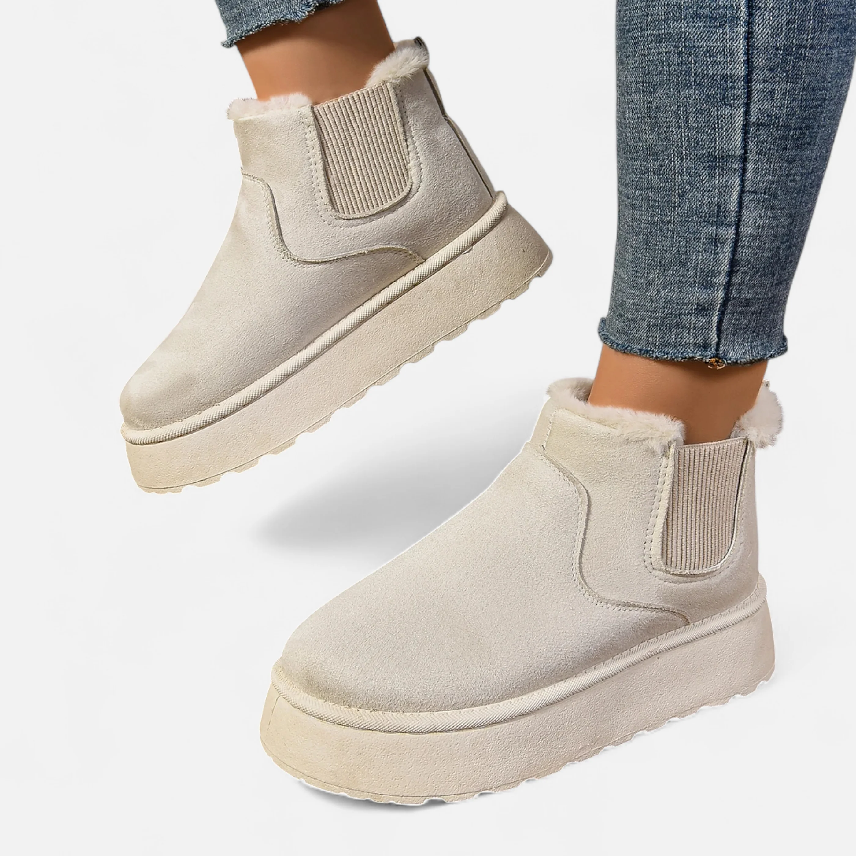 Grenval™ | Women’s Short Plush Platform Ankle Boots