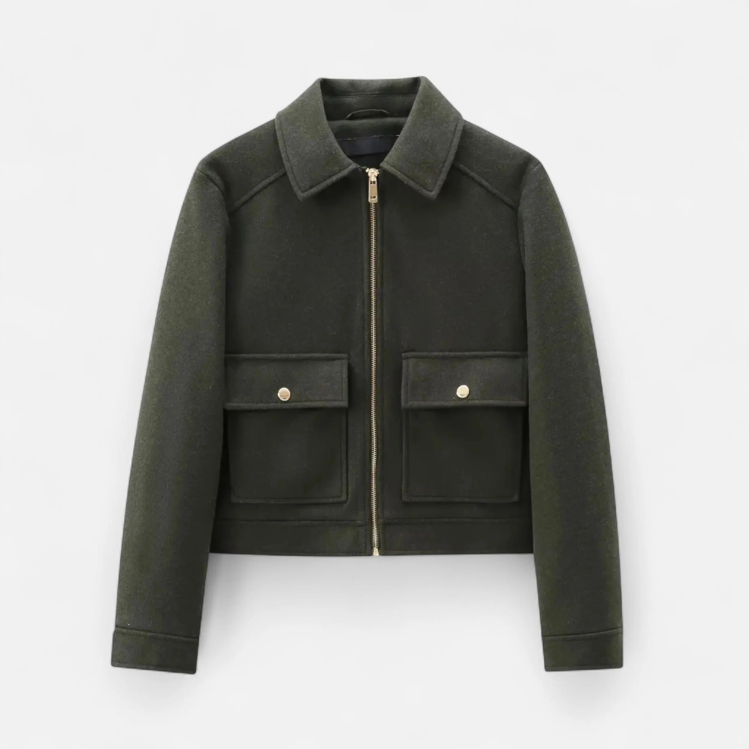 Grenval™ | Women’s Elegant Winter Zip Jacket