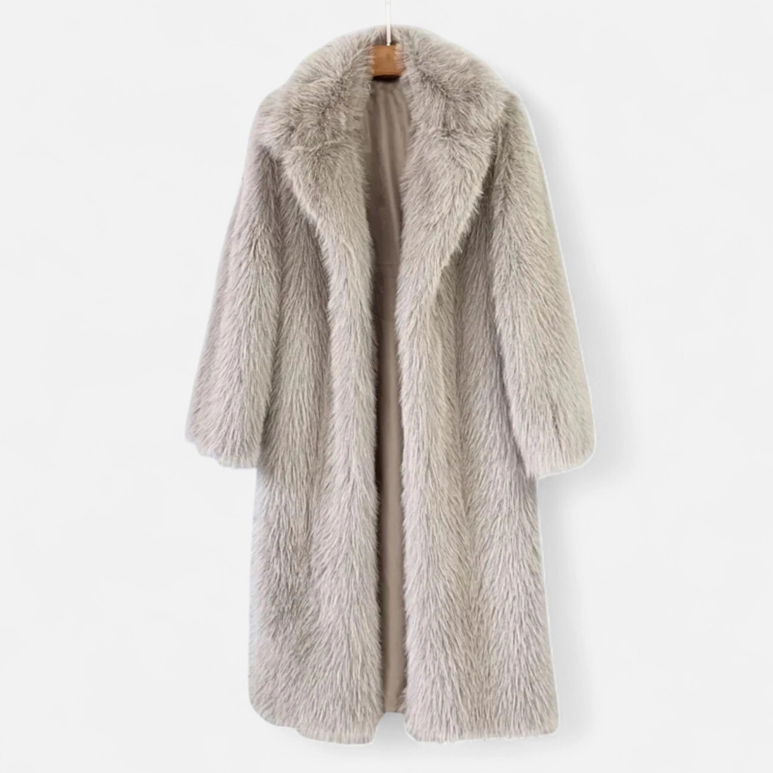 Grenval™ | Women’s Long Faux Fur Overcoat