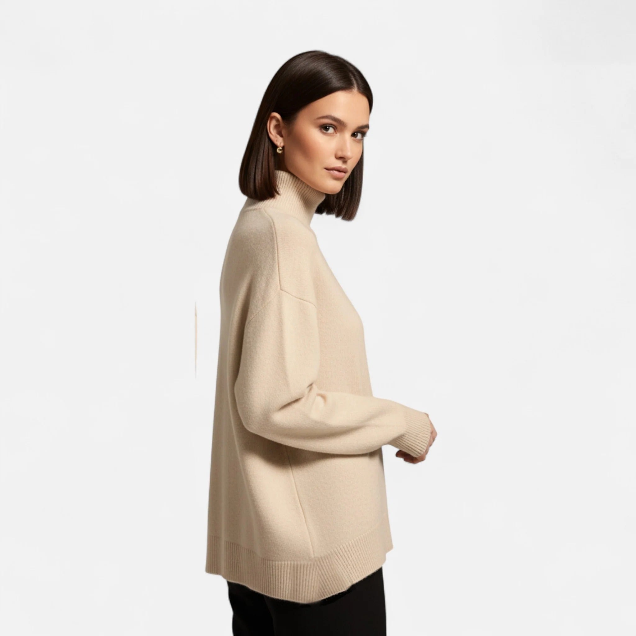 Grenval™ | Women’s Cashmere Turtleneck Sweater
