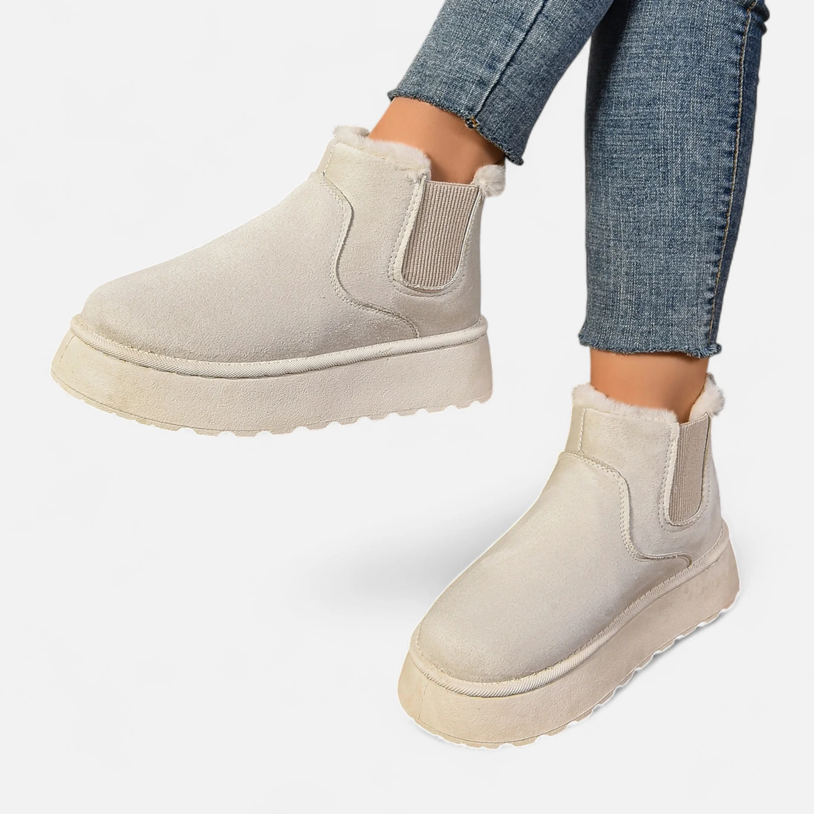 Grenval™ | Women’s Short Plush Platform Ankle Boots