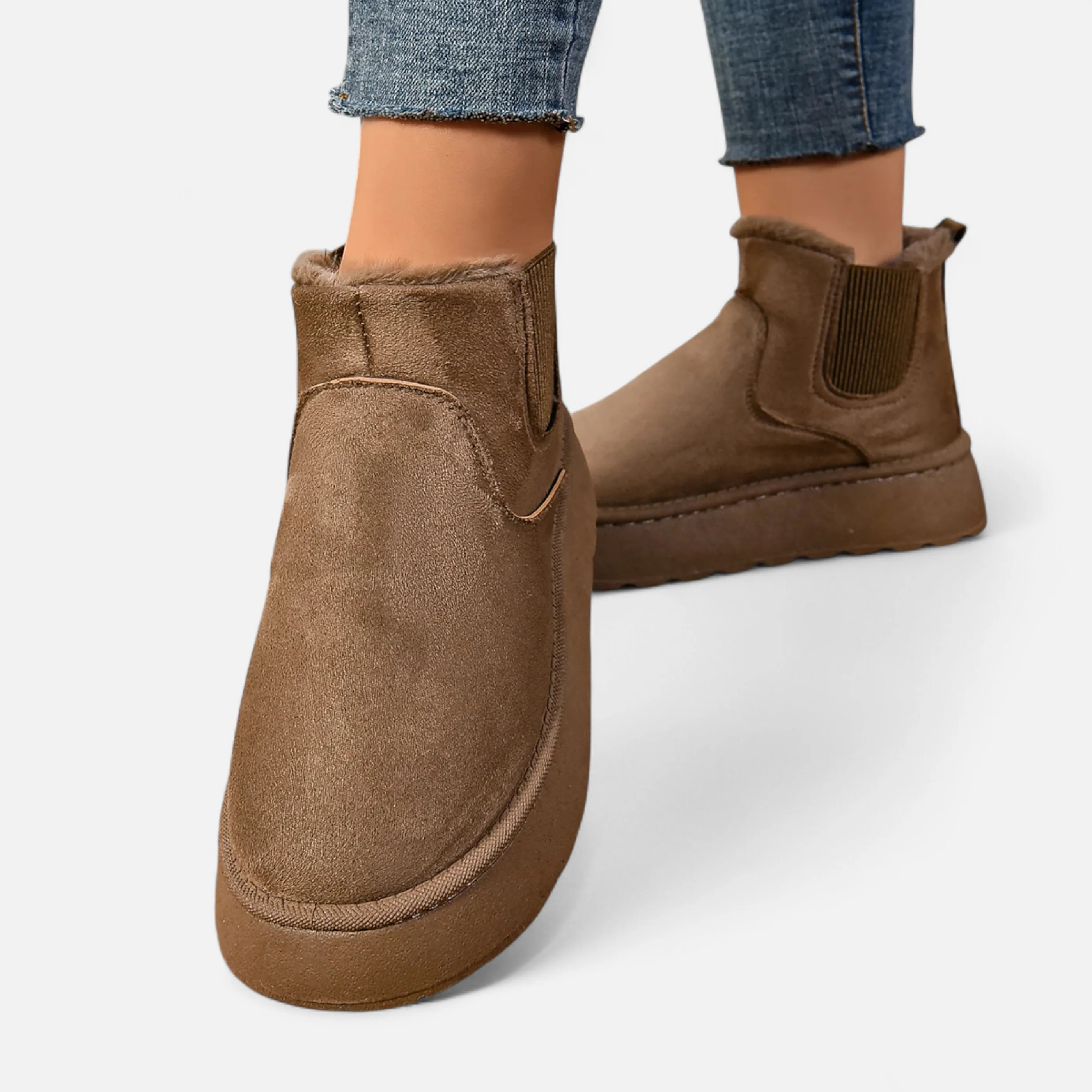 Grenval™ | Women’s Short Plush Platform Ankle Boots