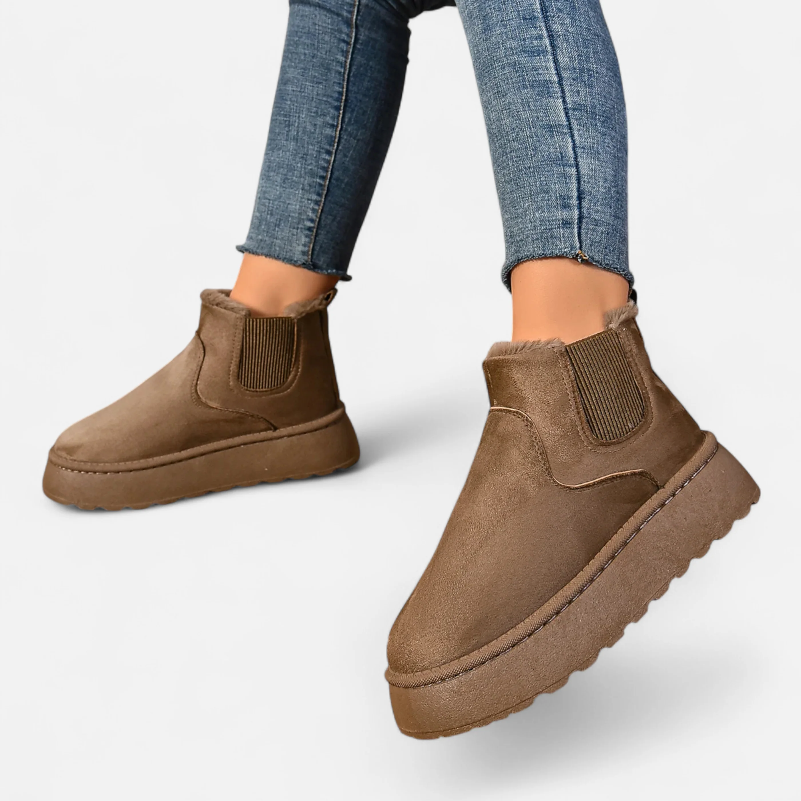 Grenval™ | Women’s Short Plush Platform Ankle Boots